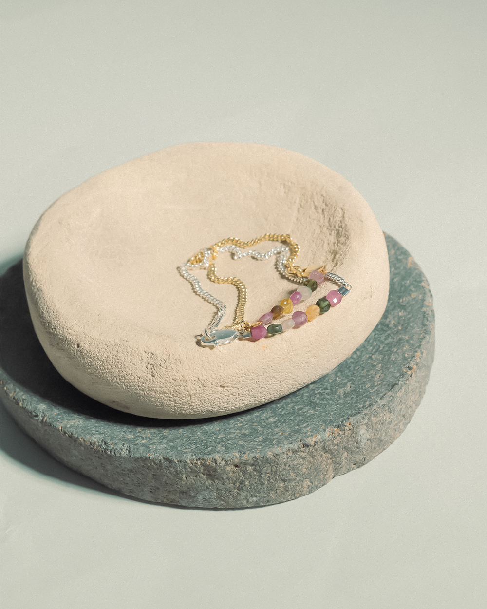 Happy - Tourmaline. Silver.