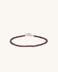 Paradise - Garnet. Silver.